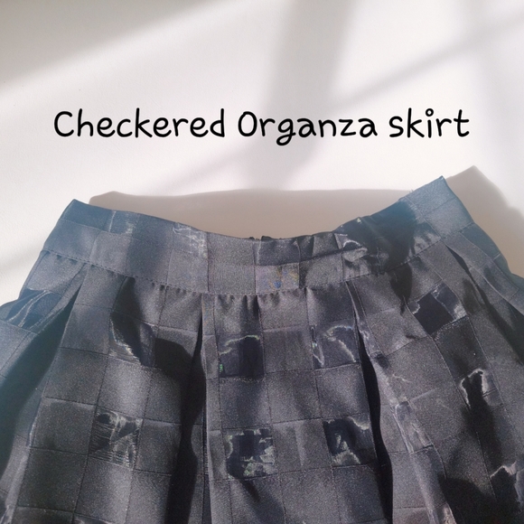 🍋2 for $20🍋Black Organza skirt Small - Picture 4 of 8